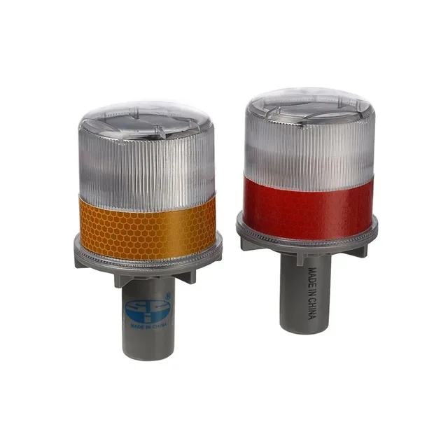 Solar flash light with 4 LED light